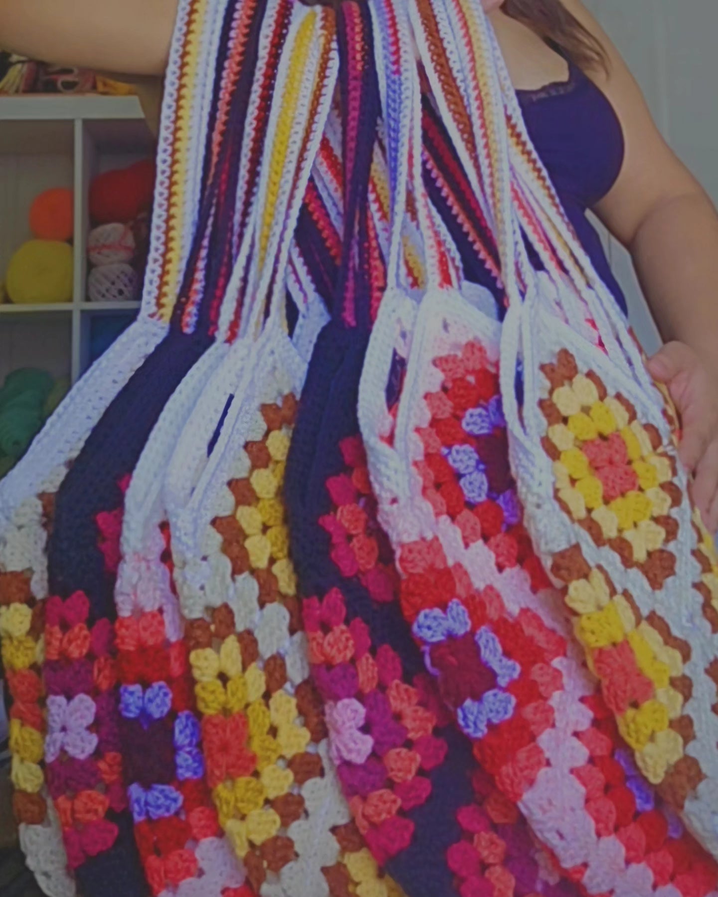 Large Blue Tote