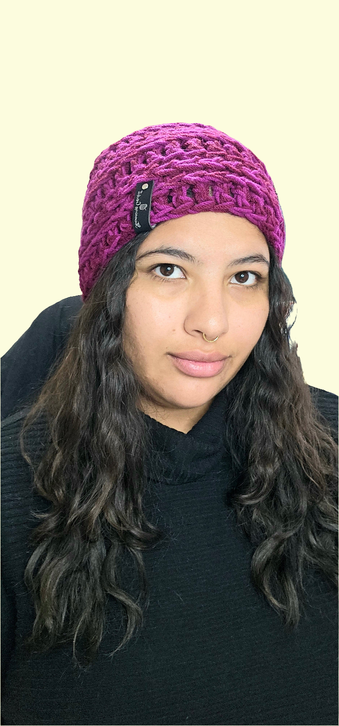 Purple Beanie