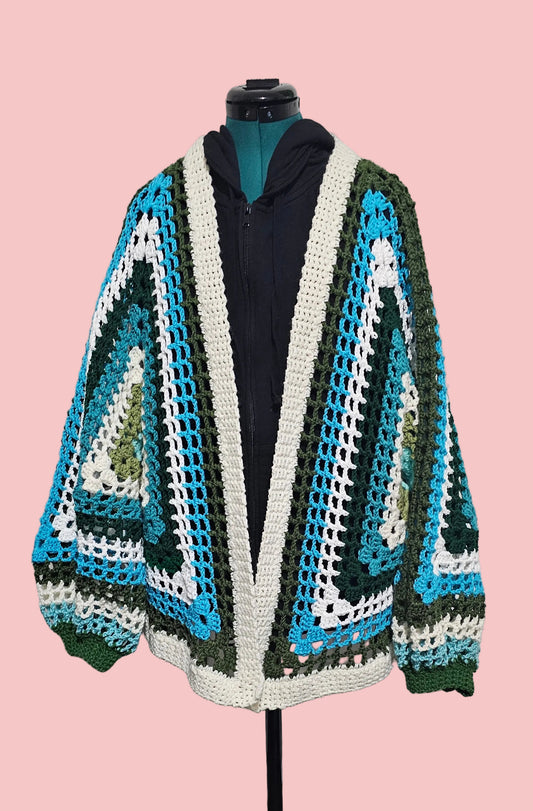 Mesh Cardigan (3xL)