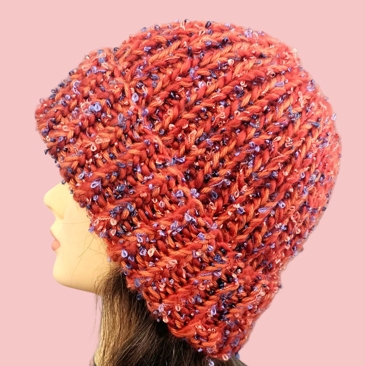 Knit Beanie (orange)