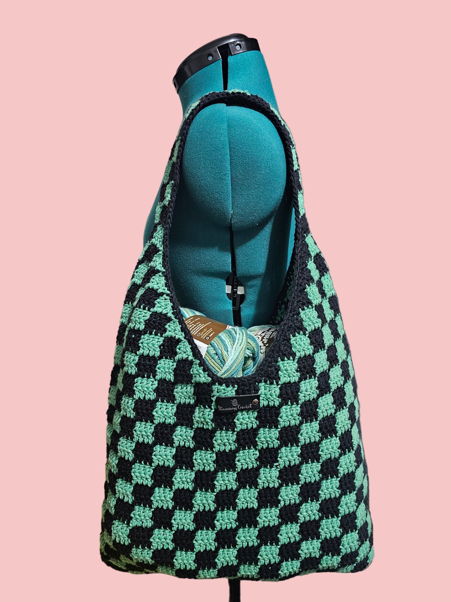 Checkered Tote