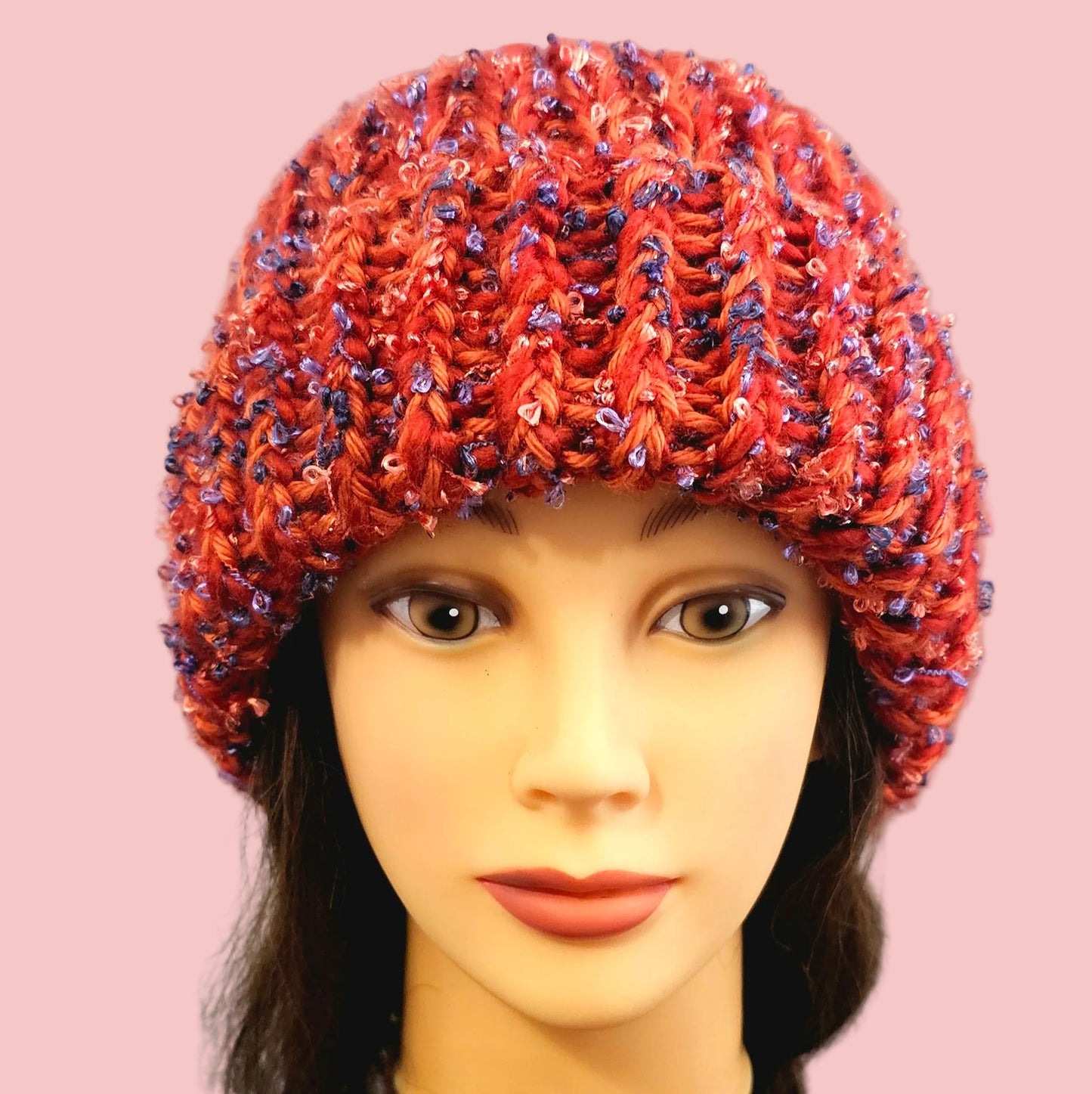 Knit Beanie (orange)