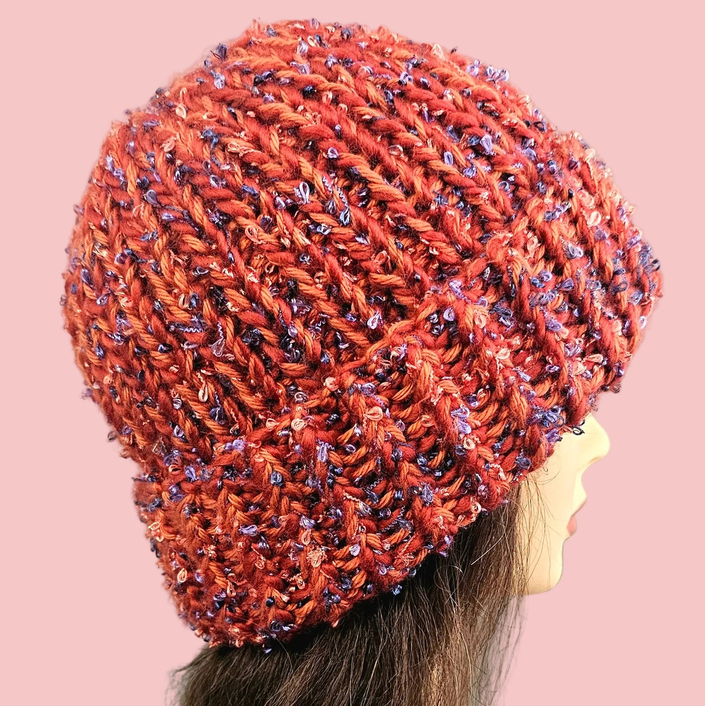 Knit Beanie (orange)