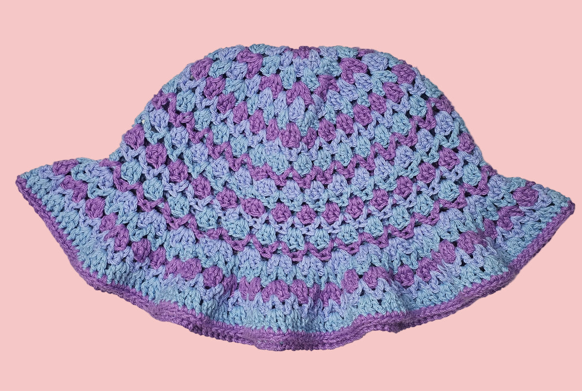 Sun Hat (purples)